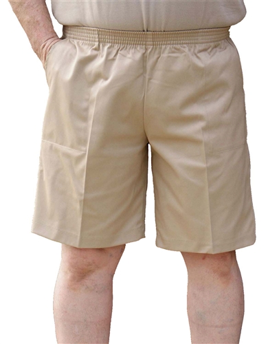 men's shorts with side elastic waistband
